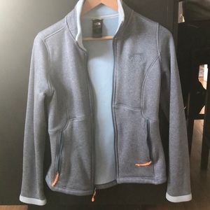 North Face zip up jacket